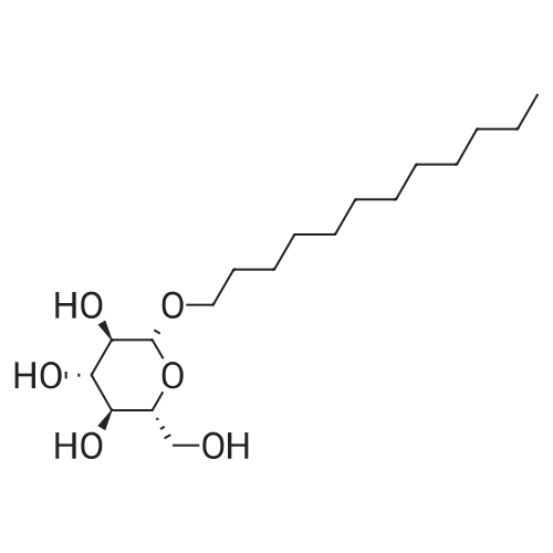 Dodecyl β-D-Glucopyranoside 化学结构 CAS号：59122-55-3