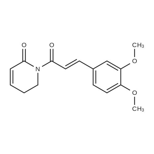 Demethoxypiplartine 化学结构 CAS号：130263-10-4