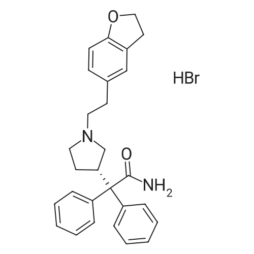 Darifenacin hydrobromide 化学结构 CAS号：133099-07-7