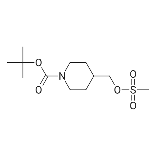 tert-Butyl 4-([(methylsulfonyl)oxy]methyl)tetrahydro-1(2h)-pyridinecarboxylate 化学结构 CAS号：161975-39-9