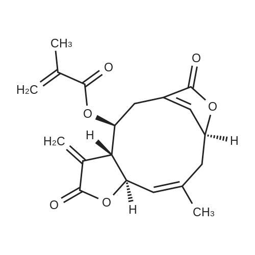 Isodeoxyelephantopin 化学结构 CAS号：38927-54-7