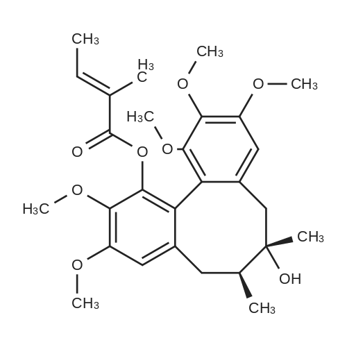 Tigloylgomisin H 化学结构 CAS号：66069-55-4