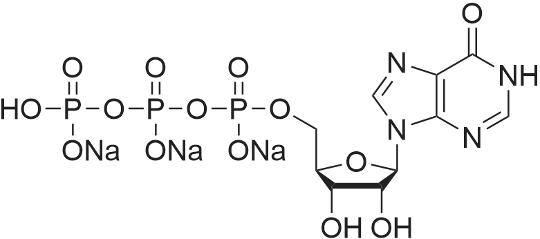 Inosine-5'-triphosphate trisodium salt 化学结构 CAS号：35908-31-7