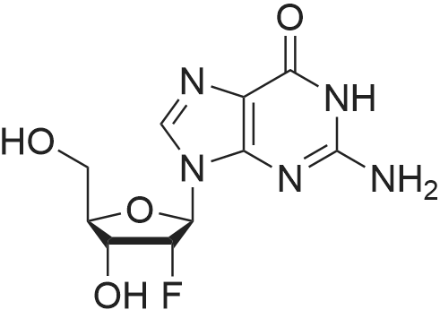 2′-Deoxy-2′-fluoroguanosine 化学结构 CAS号：78842-13-4