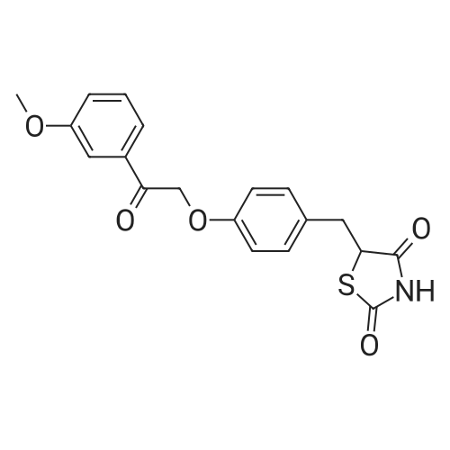 Azemiglitazone 化学结构 CAS号：1133819-87-0