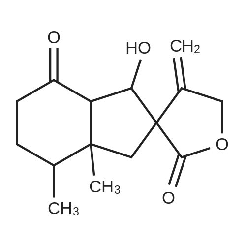 1-Oxobakkenolide S 化学结构 CAS号：18456-02-5