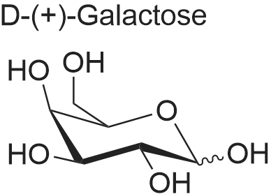 D-Galactose 化学结构 CAS号：59-23-4