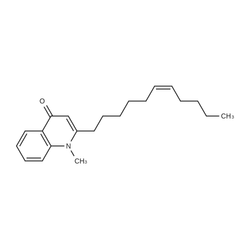 1-Methyl-2-[(Z)-6-undecenyl]-4(1H)-quinolone 化学结构 CAS号：120693-49-4