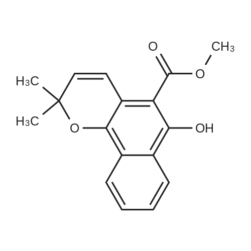 Mollugin 化学结构 CAS号：55481-88-4