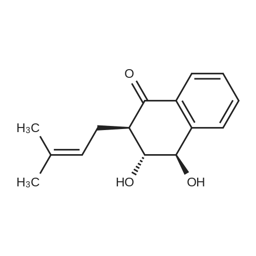 3-Hydroxycatalponol 化学结构 CAS号：265644-24-4