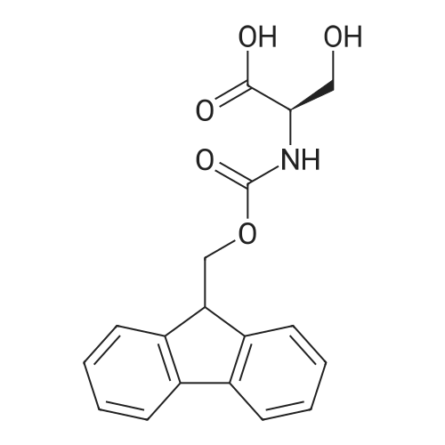 Fmoc-D-Ser-OH 化学结构 CAS号：116861-26-8