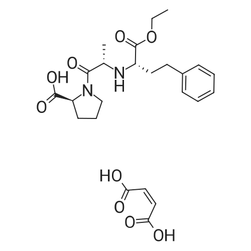 Enalapril Maleate 化学结构 CAS号：76095-16-4