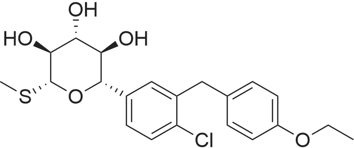 Sotagliflozin 化学结构 CAS号：1018899-04-1