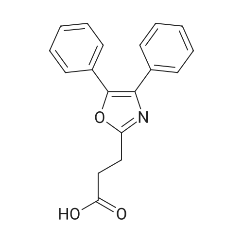 Oxaprozin 化学结构 CAS号：21256-18-8