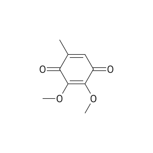2,3-Dimethoxy-5-methyl-1,4-benzoquinone/辅酶Q 化学结构 CAS号：605-94-7