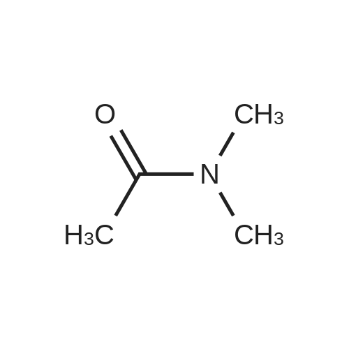 N,N-Dimethylacetamide 化学结构 CAS号：127-19-5