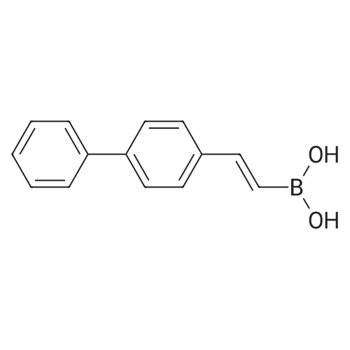 trans-2-(4-Biphenyl)vinylboronic acid 化学结构 CAS号：352530-23-5
