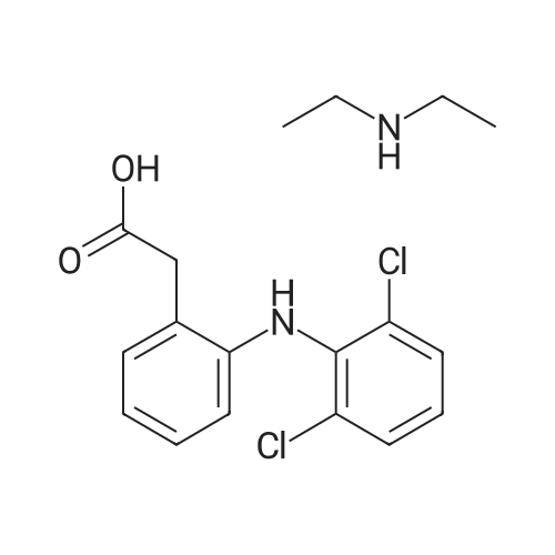 Diclofenac Diethylamine 化学结构 CAS号：78213-16-8