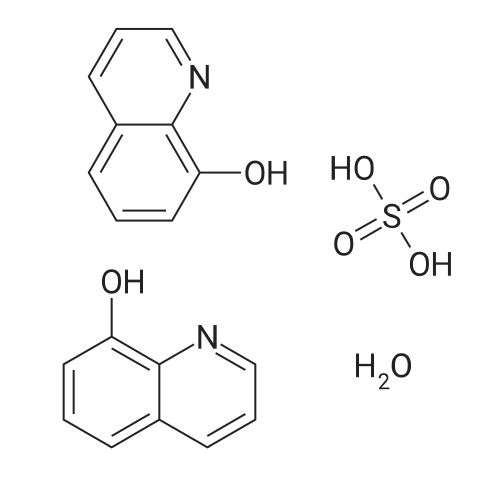 Quinolin-8-ol sulfate hydrate 化学结构 CAS号：207386-91-2