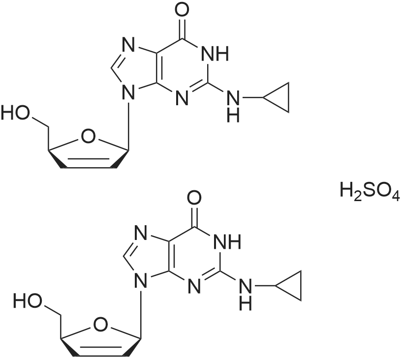 Abacavir Sulfate 化学结构 CAS号：188062-50-2