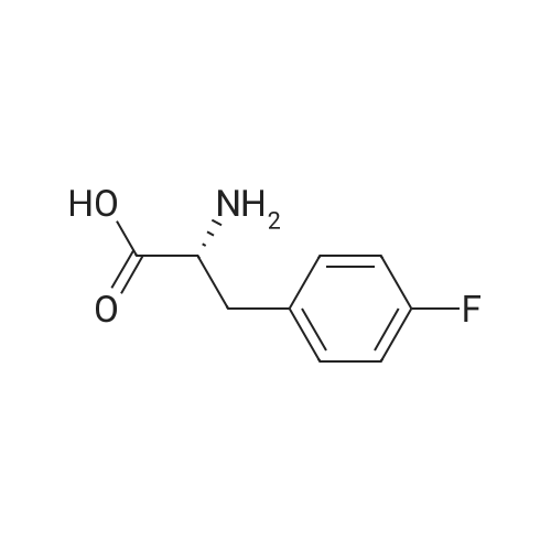 H-D-Phe(4-F)-OH 化学结构 CAS号：18125-46-7