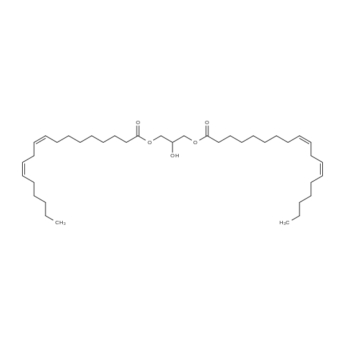 1,3-Glyceryl dilinoleate 化学结构 CAS号：15818-46-9