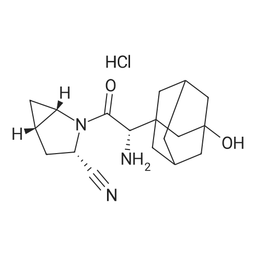 Saxagliptin hydrochloride 化学结构 CAS号：709031-78-7