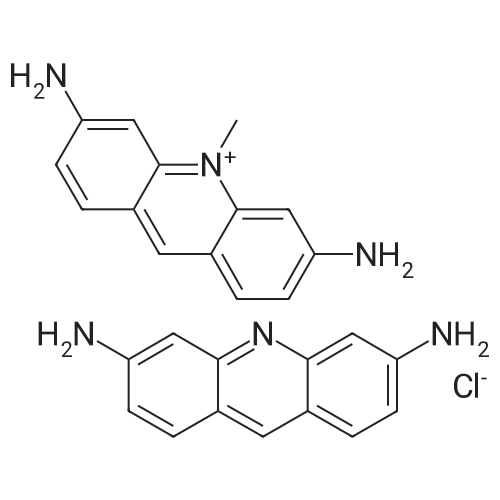 Acriflavine/吖啶黄素 化学结构 CAS号：8048-52-0