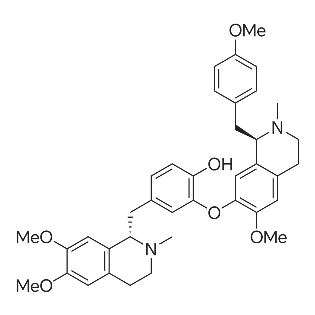 Neferine 化学结构 CAS号：2292-16-2