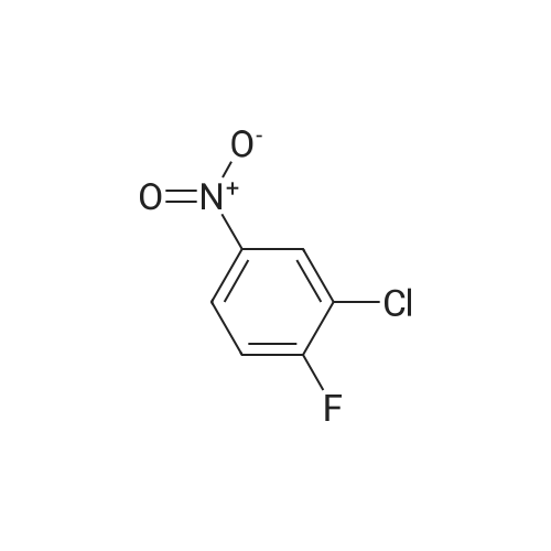 3-Chloro-4-fluoronitrobenzene 化学结构 CAS号：350-30-1