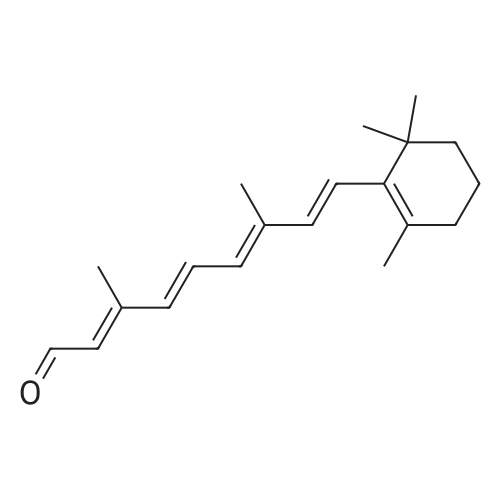 All-trans-retinal 化学结构 CAS号：116-31-4