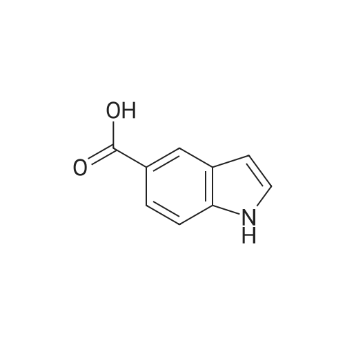 Indole-5-carboxylic acid/吲哚-5-甲酸 化学结构 CAS号：1670-81-1