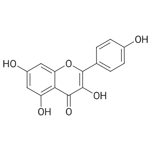 Kaempferol/山奈酚 化学结构 CAS号：520-18-3