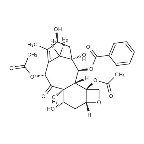 Baccatin III 化学结构 CAS号：27548-93-2