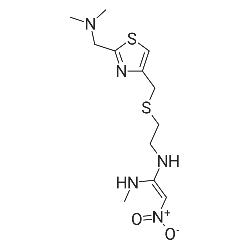 Nizatidine 化学结构 CAS号：76963-41-2