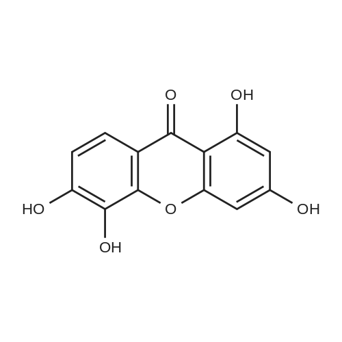 1,3,5,6-Tetrahydroxyxanthone 化学结构 CAS号：5084-31-1