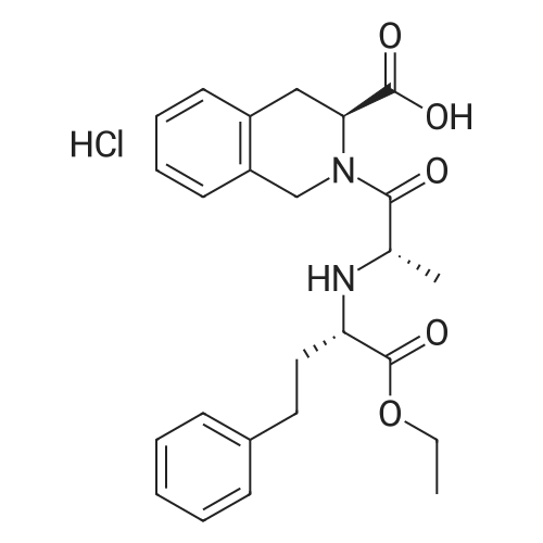 Quinapril HCl 化学结构 CAS号：82586-55-8