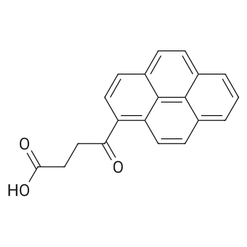 y-Oxo-1-pyrenebutyric acid 化学结构 CAS号：7499-60-7