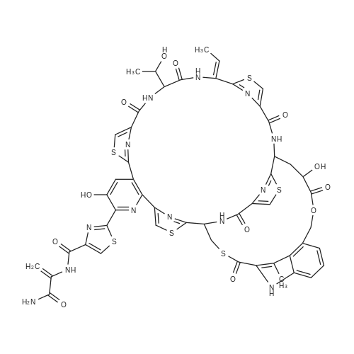 Nosiheptide 化学结构 CAS号：56377-79-8