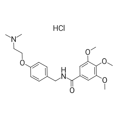 Trimethobenzamide HCl/盐酸三甲氧苯酰胺 化学结构 CAS号：554-92-7