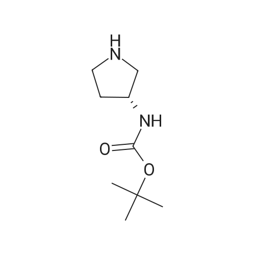 (R)-3-(Boc-amino)pyrrolidine/(R)-3-叔丁氧羰基氨基吡咯烷 化学结构 CAS号：122536-77-0