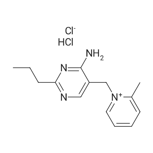 Amprolium HCl 化学结构 CAS号：137-88-2