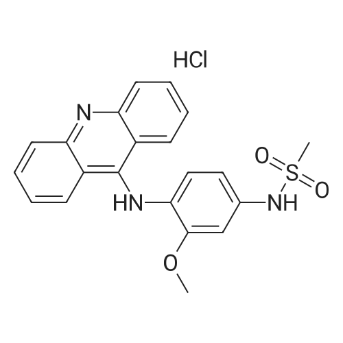 Amsacrine HCl 化学结构 CAS号：54301-15-4