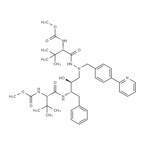 Atazanavir 化学结构 CAS号：198904-31-3