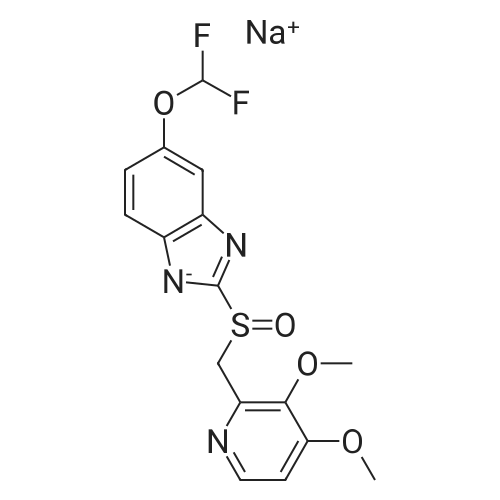 Pantoprazole sodium 化学结构 CAS号：138786-67-1