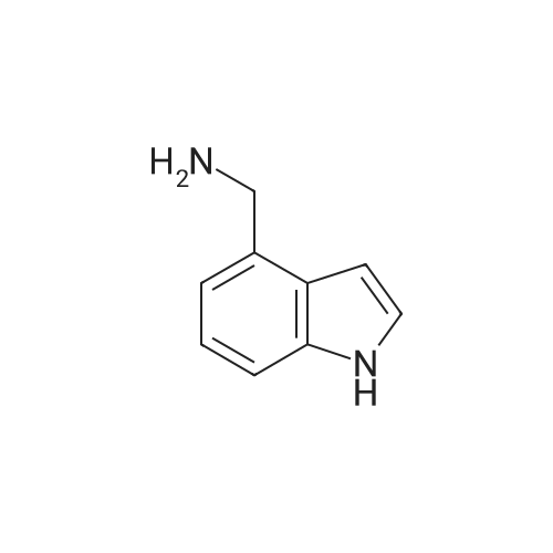 4-Aminomethylindole 化学结构 CAS号：3468-18-6