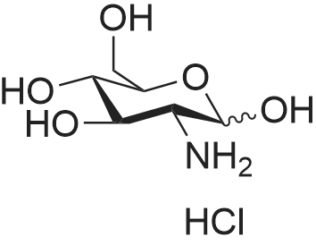 Glucosamine hydrochloride 化学结构 CAS号：66-84-2