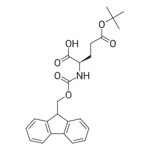 Fmoc-D-Glu(OtBu)-OH 化学结构 CAS号：104091-08-9