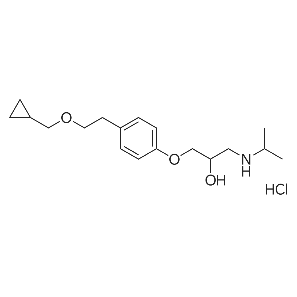 Betaxolol HCl/盐酸倍他洛尔 化学结构 CAS号：63659-19-8