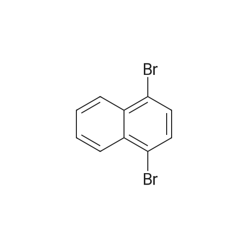 1,4-Dibromonaphthalene 化学结构 CAS号：83-53-4